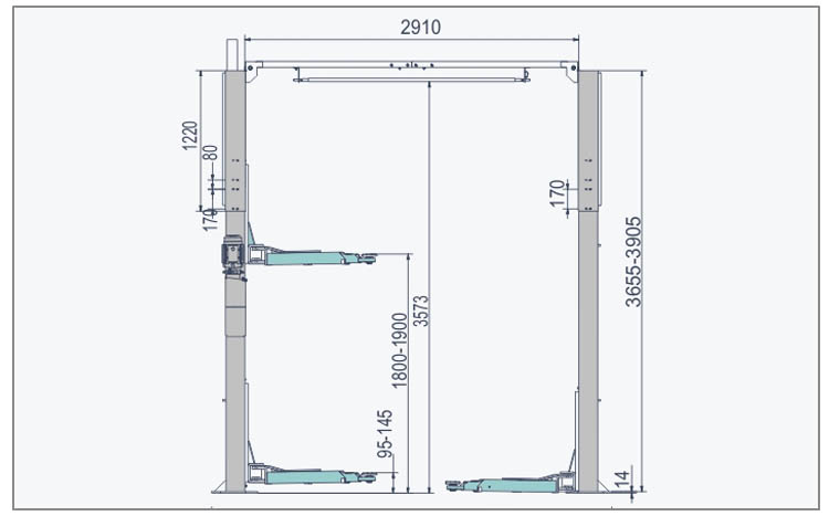 雙柱龍門舉升機
