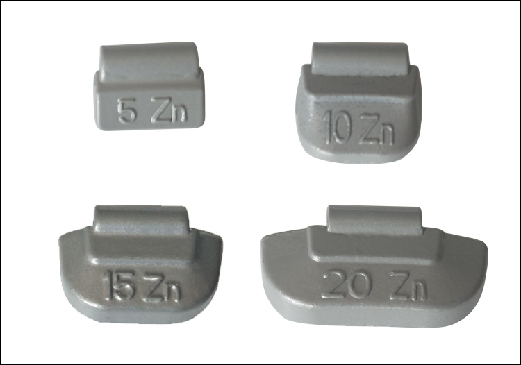 鋼輪鋅制卡勾平衡塊