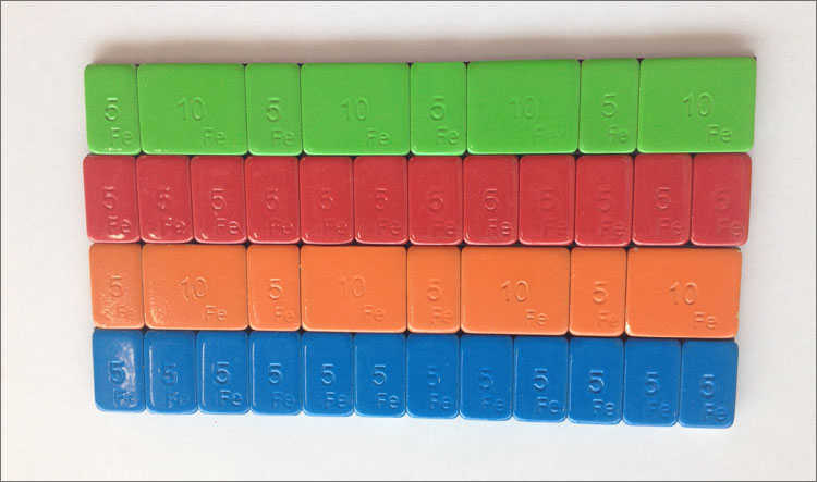 鐵質粘貼平衡塊