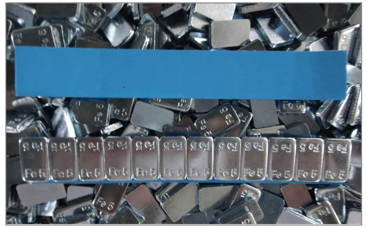 鍍鋅鐵質寬邊膠帶粘貼式平衡塊