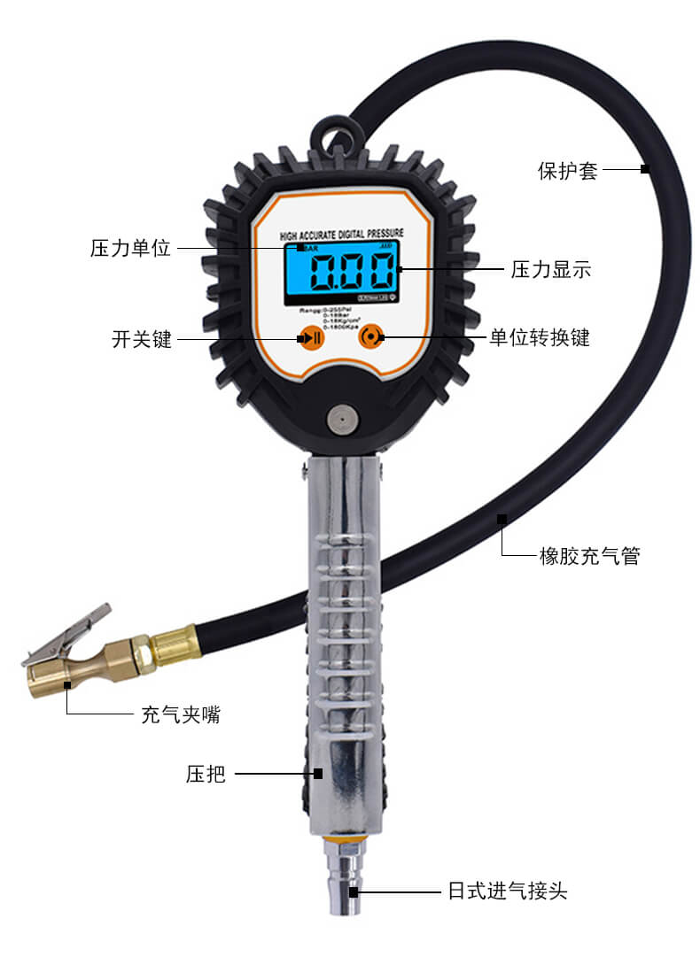 BW-001高精度胎壓表